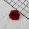 пачка 50 штук головы роз красный