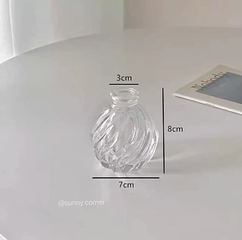 вазочка стекло 8*7 см прозрачная вазочка стекло 8*7 см прозрачная